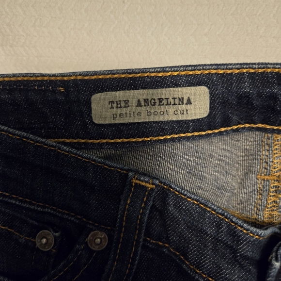 AG Adriano Goldschmeid Womens Angelina Petite Bootcut Dark Wash Jeans SZ 28 USA - Picture 3 of 4